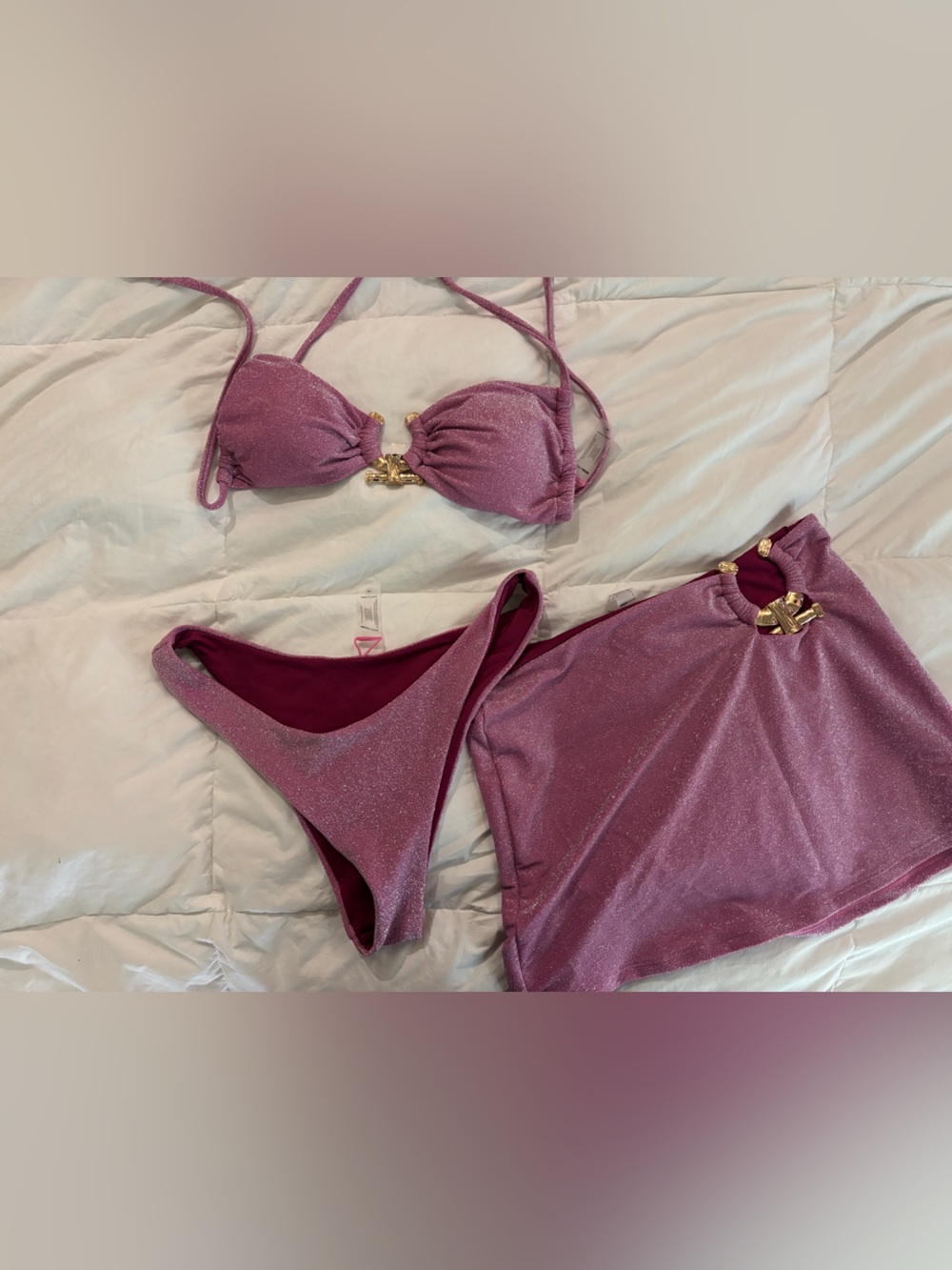 Three piece swimsuit set